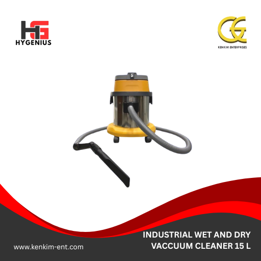 INDUSTRIAL WET AND DRY VACCUUM CLEANER 15 L