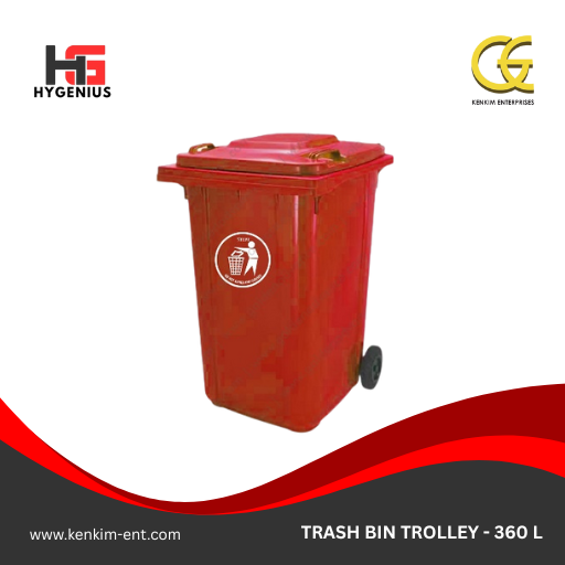 TRASH BIN TROLLEY 360 L