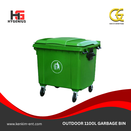 OUTDOOR 1100L GARBAGE BIN