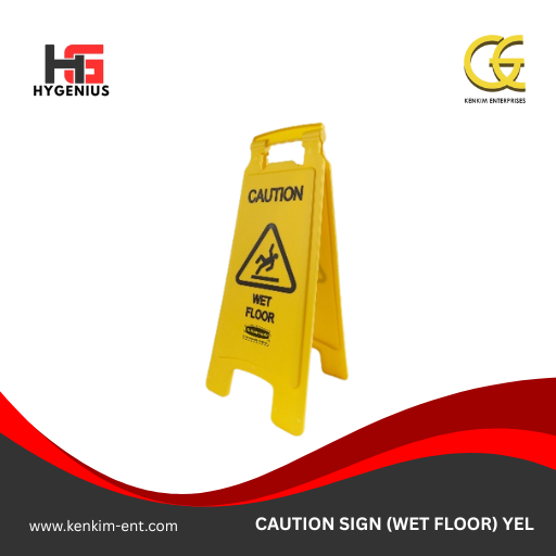CAUTION SIGN (WET FLOOR) YEL