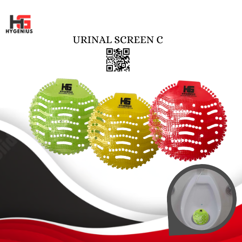 Urinal Screen C (EVA Material | Scent: Blue Spring, Lemon and Cherry)