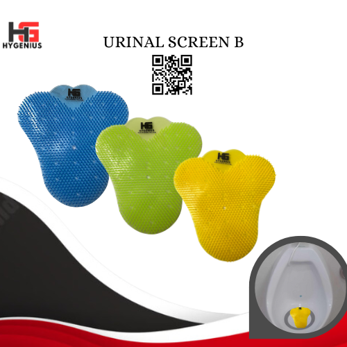 Urinal Screen B (EVA Material | Scent: Apple, Lemon, Blue Spring)